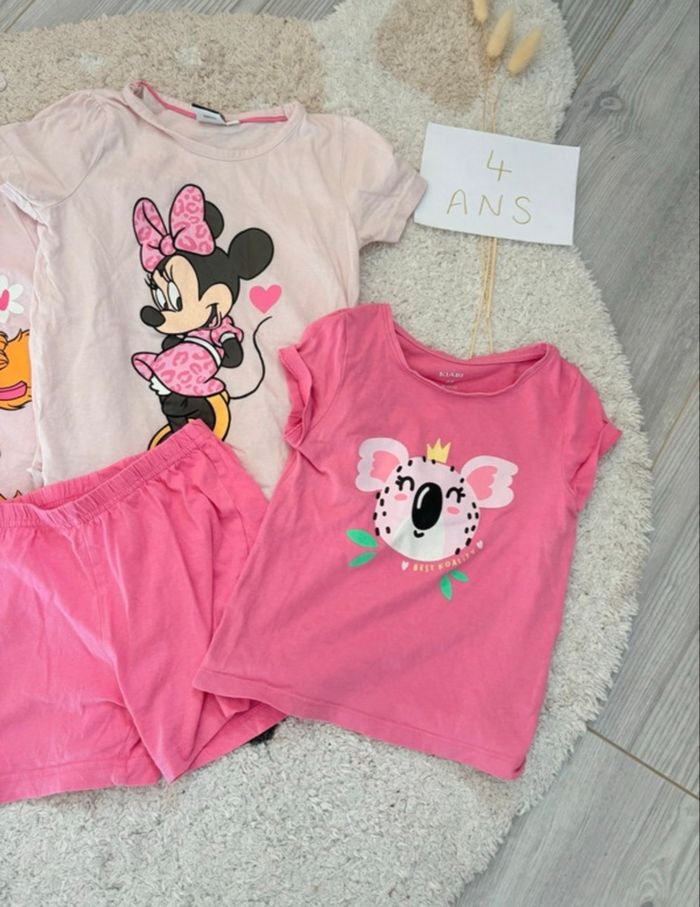 Lot pyjama été fille 4 ans - photo numéro 3