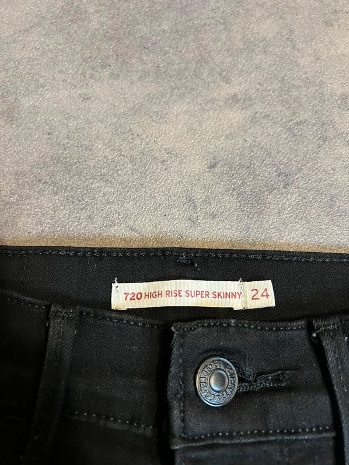 Jean levi’s 720 high rise super skinny w24 l30 - photo numéro 3