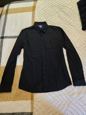 Chemise noire homme 