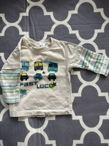 Tee-shirt bébé manches longues  kitchoum