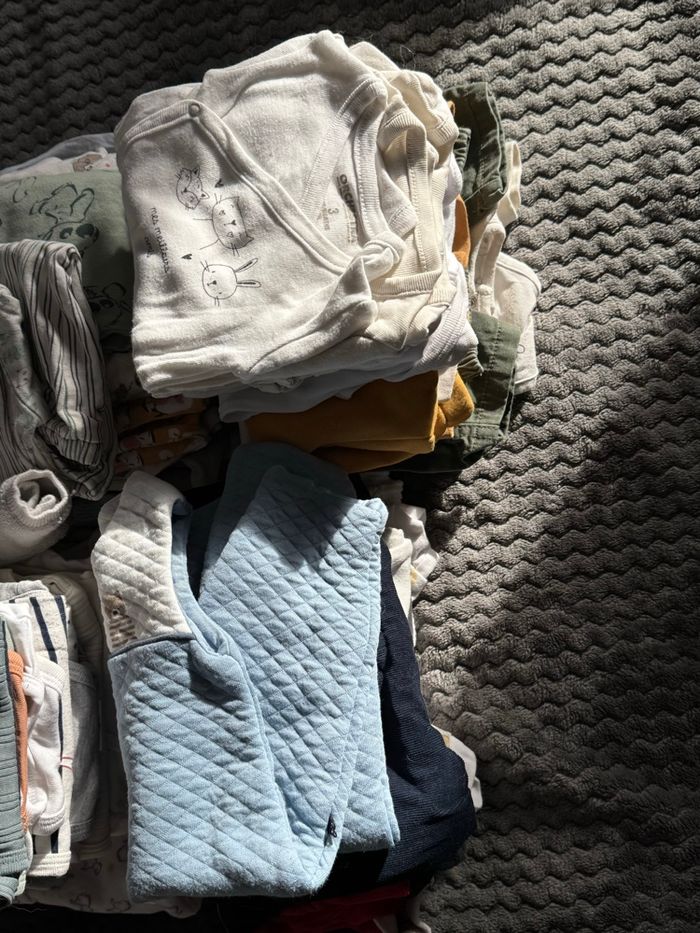 🌟 Grand lot garçon – 83 vêtements – tailles 1M / 3M / 6M – Très bon état ! - photo numéro 6