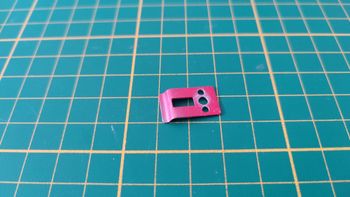 Fixation porte pièce détachée miniature Bburago burago Porsche 911 Carrera 1993 rouge 1/18 1/18e 1/1