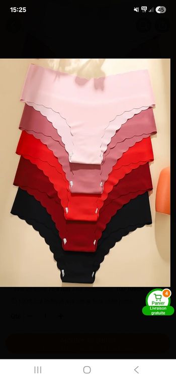 Lots de 16 pièces vêtements et culottes