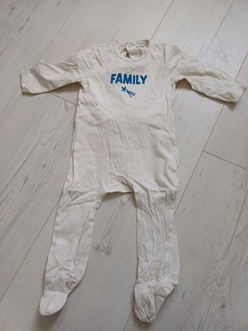 Pyjama 12 mois creme