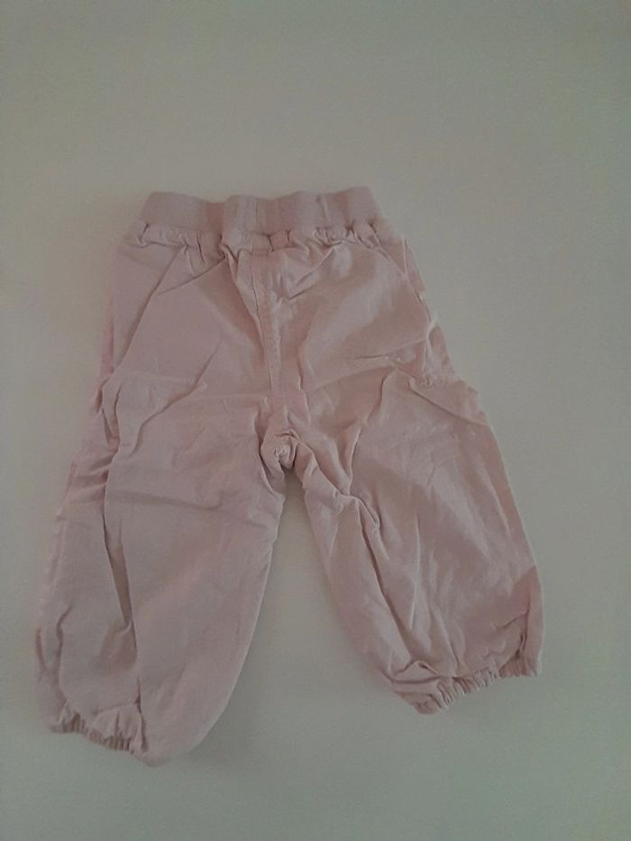 Pantalon en toile rose pâle - photo numéro 4