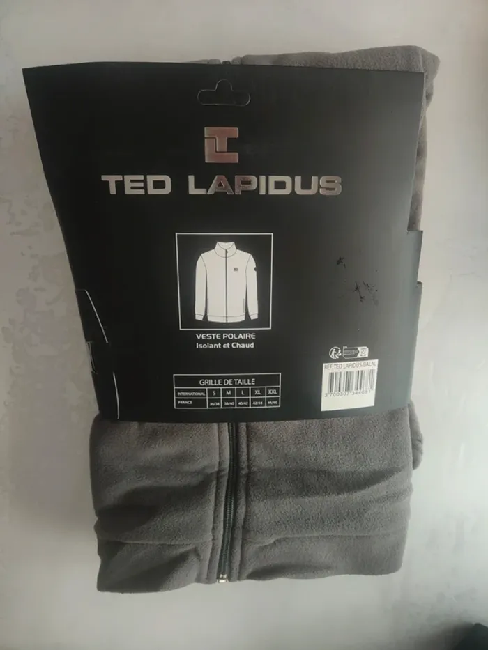 Veste polaire homme Ted Lapidus gris XXL - photo numéro 2