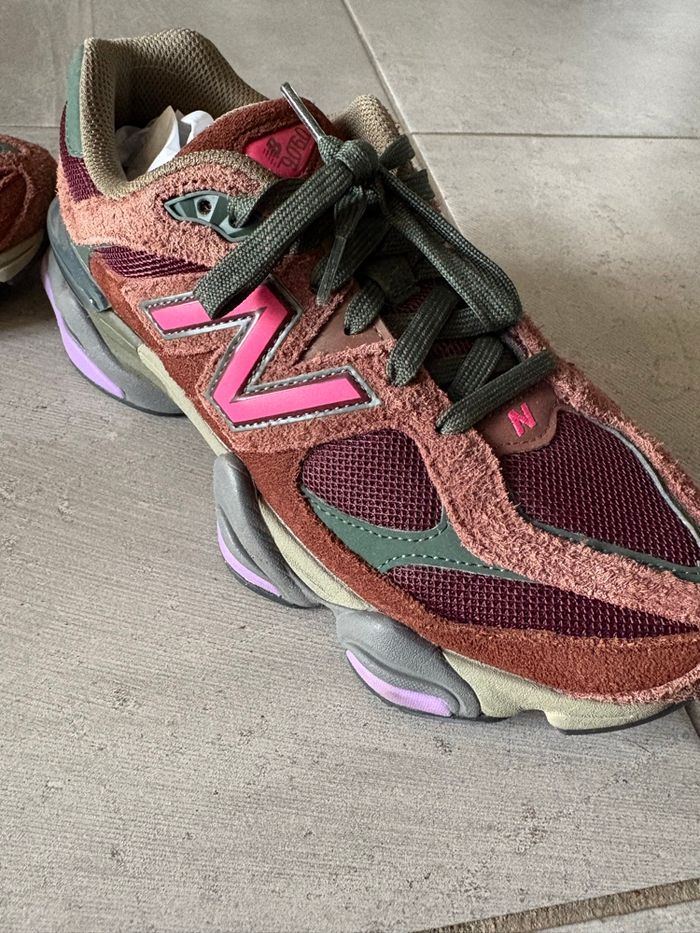 New Balance 9060 Chênes/Bordeaux - photo numéro 8