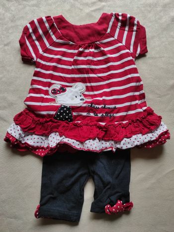 Ensemble marin tunique et legging