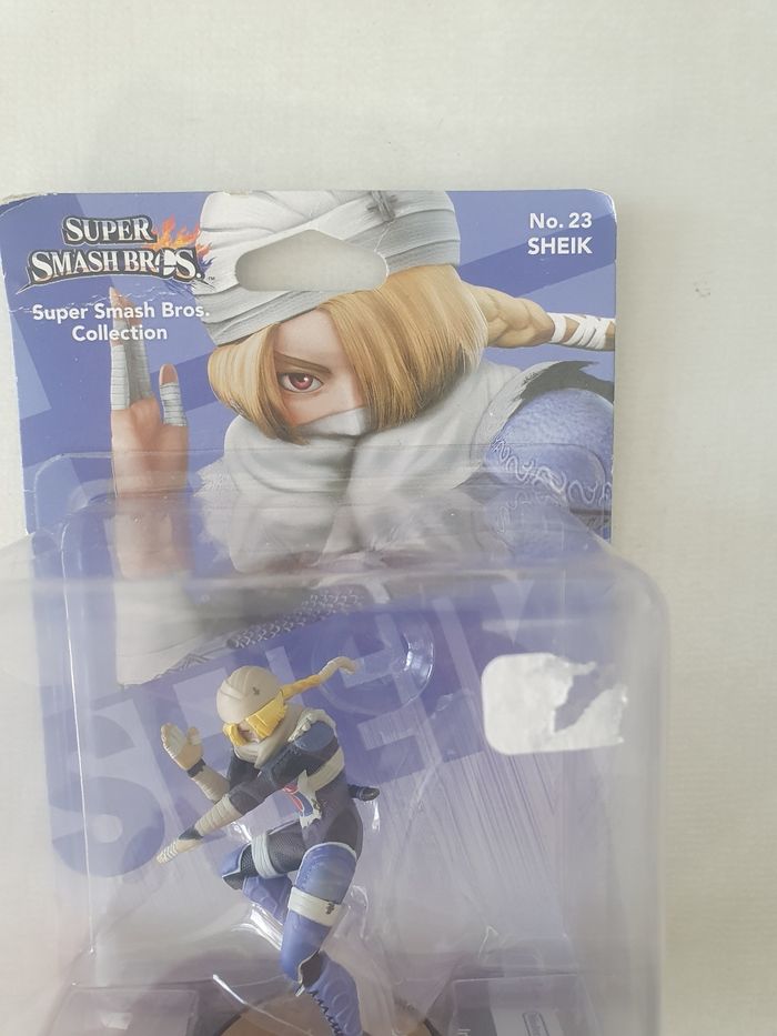Amiibo Sheik, super smash bros 23. First print - photo numéro 3