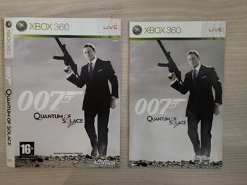 Notice + jaquette 007 quantum of solace Xbox 360