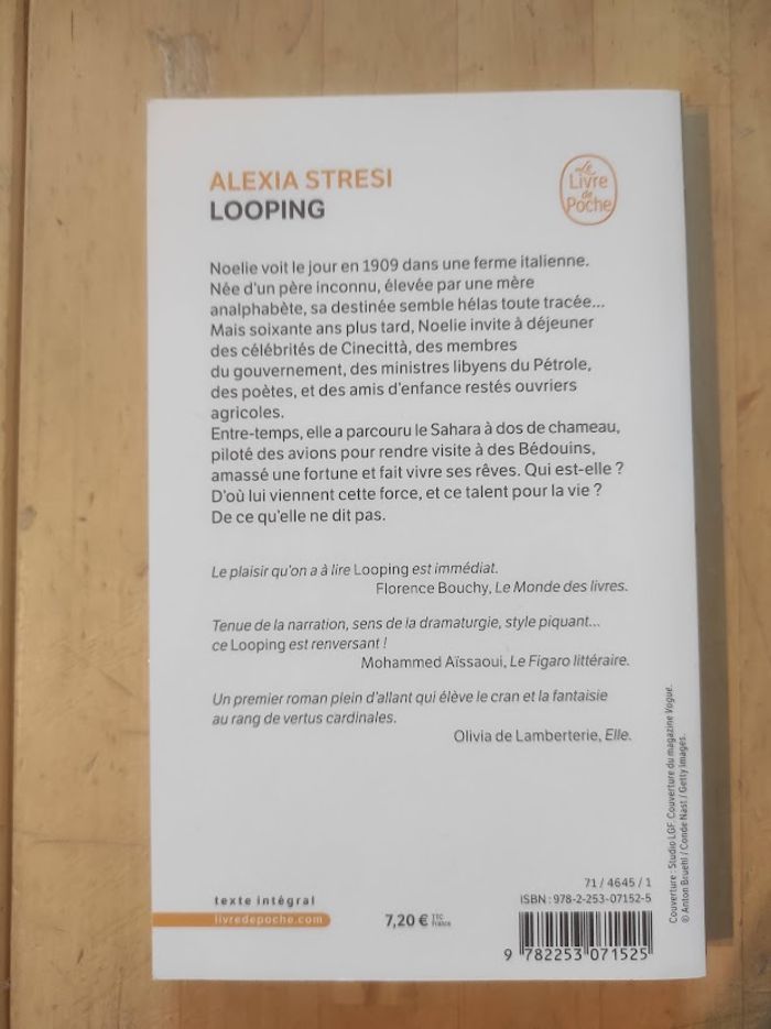 Looping Alexia Stresi Livre de Poche 2018 - photo numéro 3