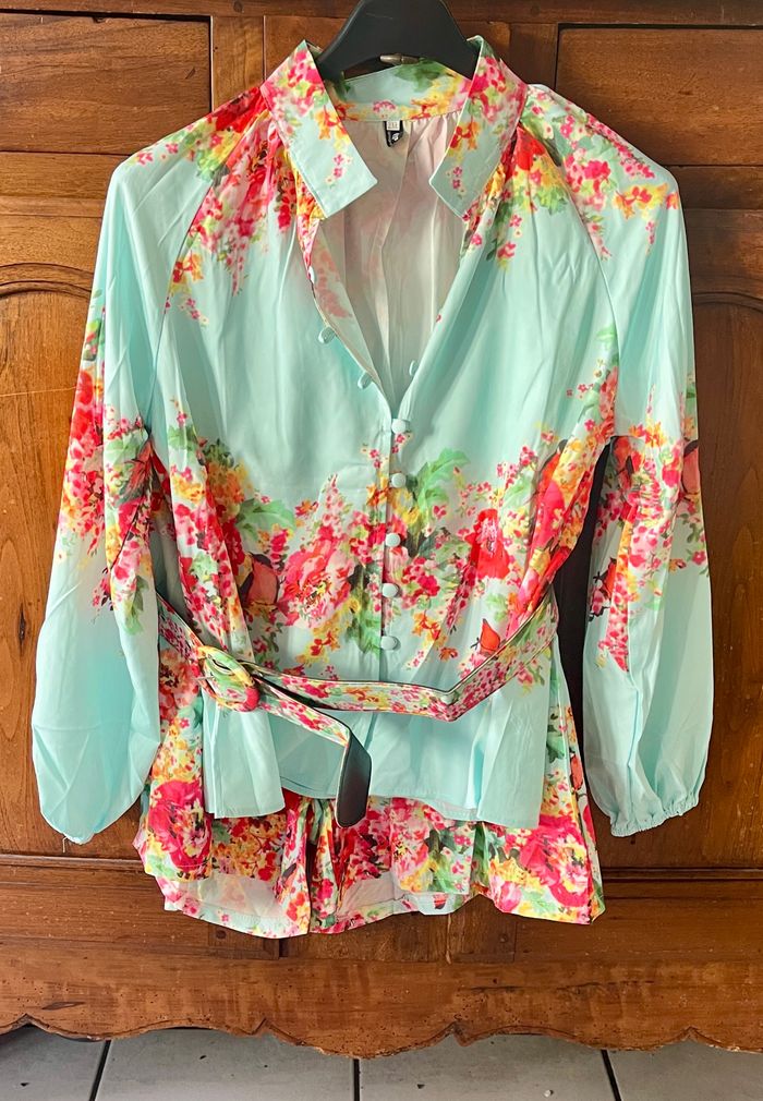 Blouse+short+ceinture