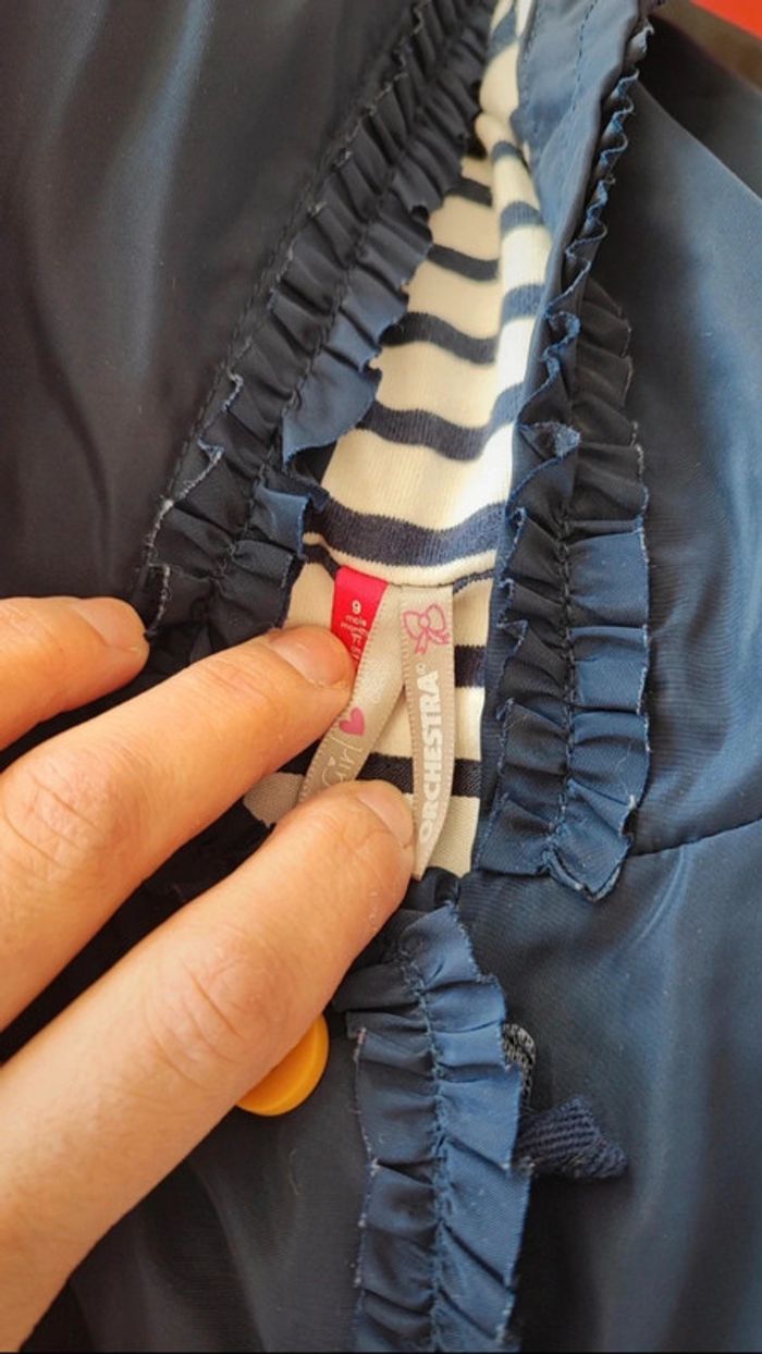 Manteau cape marine orchestra 9 mois - photo numéro 5