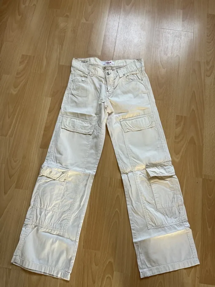 Pantalon cargo beige Jennyfer XXXS Taille 30