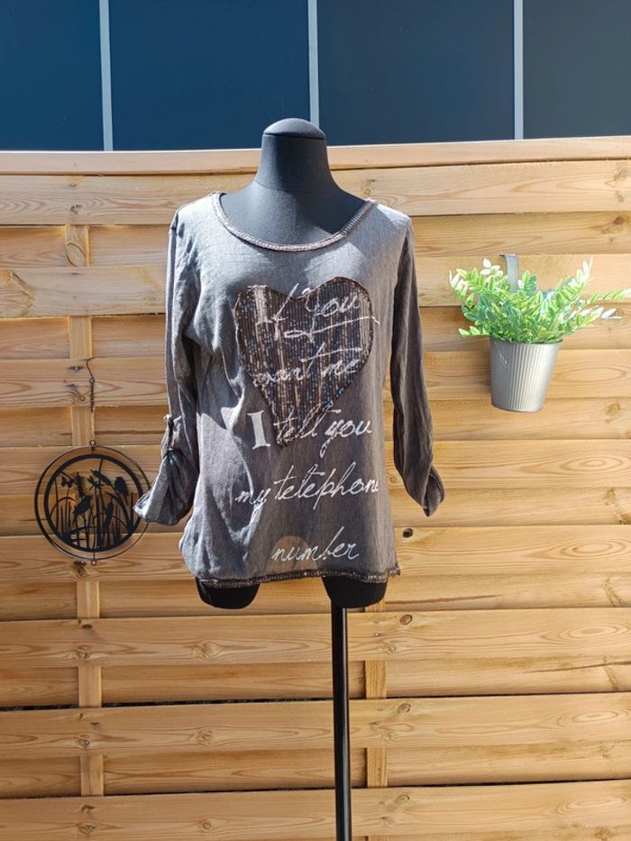 T-shirt en maille taille M