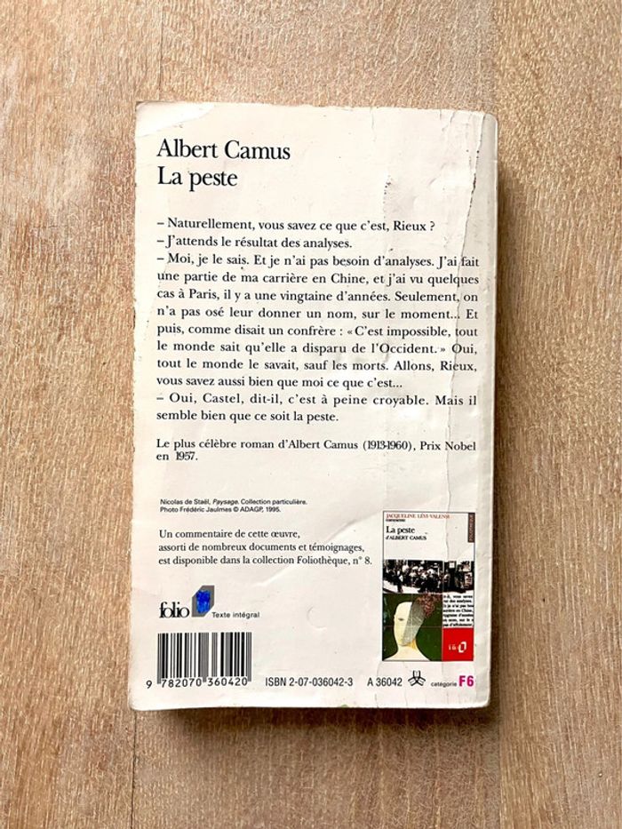La Peste de Albert Camus Edition Gallimard Collection Folio - photo numéro 4