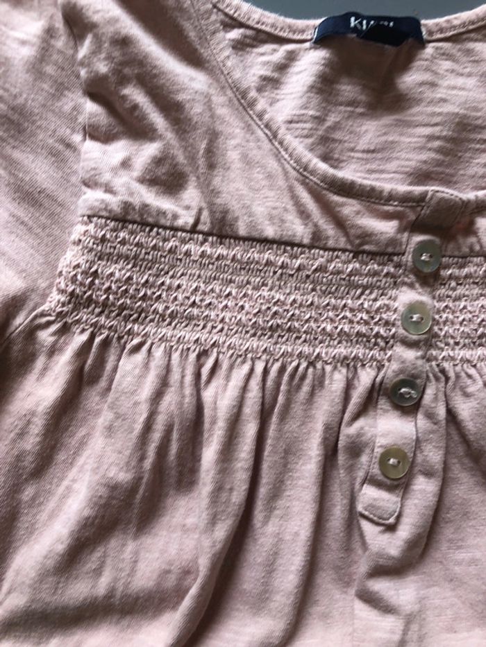 T-shirt Kiabi rose 38/40 - photo numéro 2