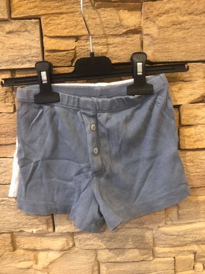 Lot de 2 shorts 100% coton 2-3 ans