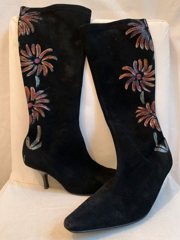 Bottes à petits talons