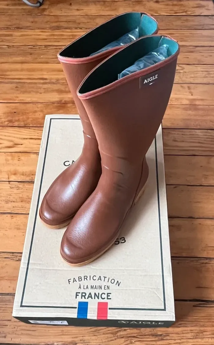 Bottes Aigle Chambord pro 2 marron - photo numéro 4