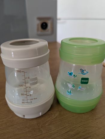 2 biberons mam 160ml