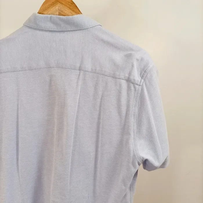 Chemise bleu clair Pierre Cardin manches courtes – tissu léger Futureflex taille L A1045 - photo numéro 6