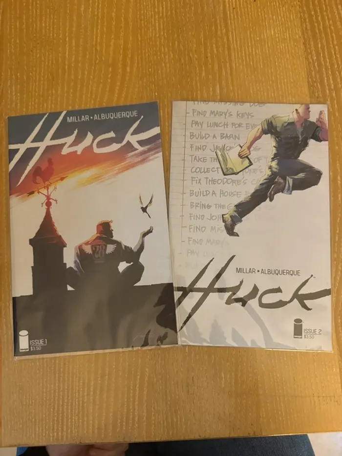 Comics tome 1 et 2 Huck (en anglais )