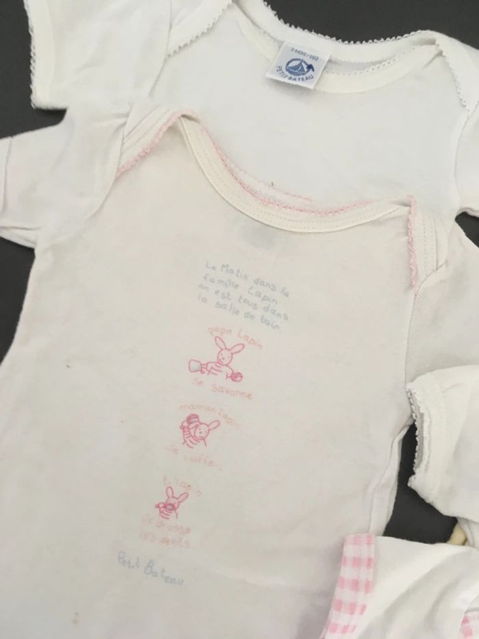 Lot body vêtement bébé fille 3 mois - photo numéro 5