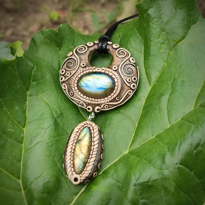 Collier totem labradorite - photo numéro 8