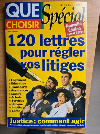 120 lettres pour régler vos litiges