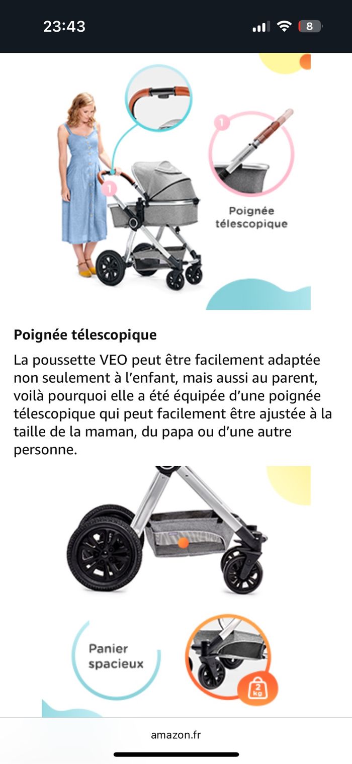 Poussette kindercraft - photo numéro 7