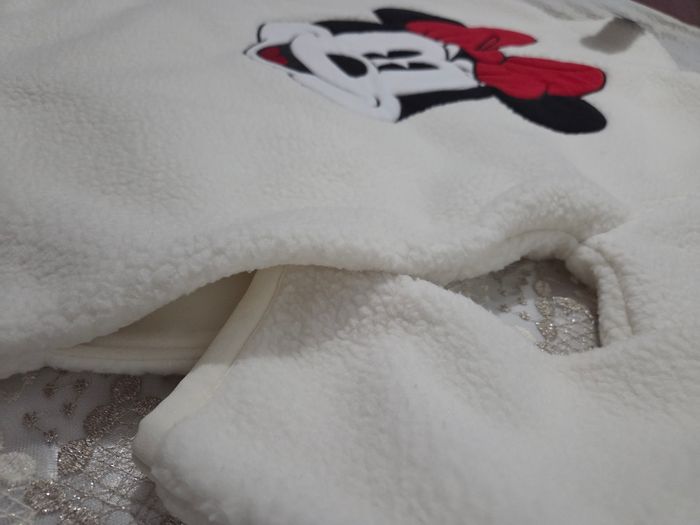 Sweat Polaire logo Disneyland Paris Minnie taille S +1 cadeau Disney offert - photo numéro 5