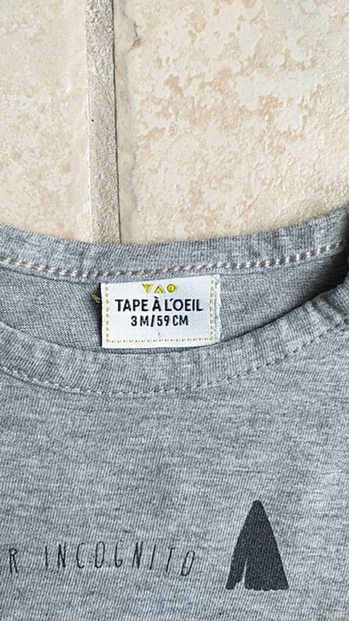 Tshirt manches longues 3 mois - photo numéro 3