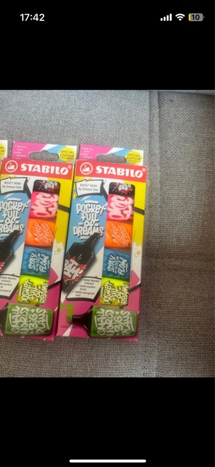 Lot stabilo - photo numéro 2