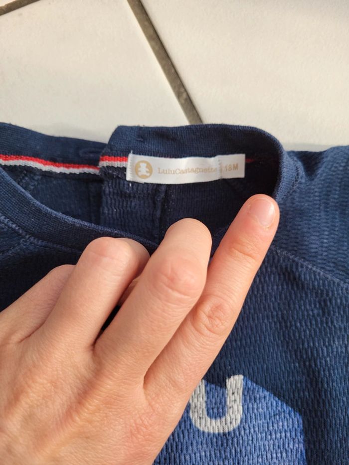 Tshirt manches longues lulu castagnette 18 mois - photo numéro 3