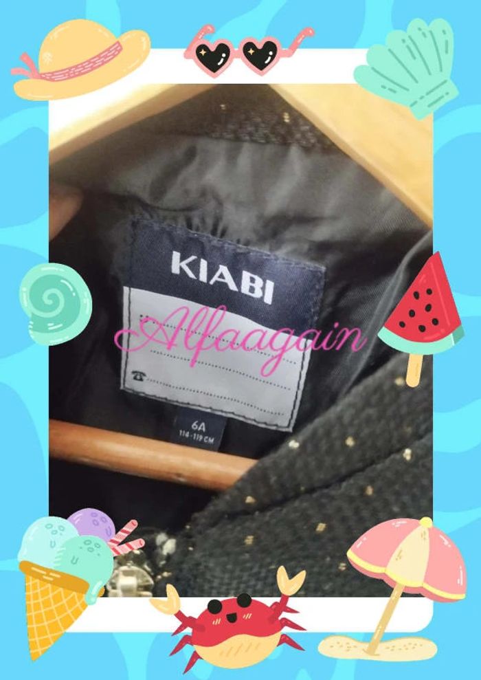 Veste noire Kiabi 6ans - photo numéro 4