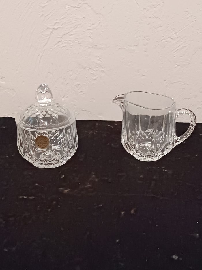 Set crémier sucrier cristal - photo numéro 2