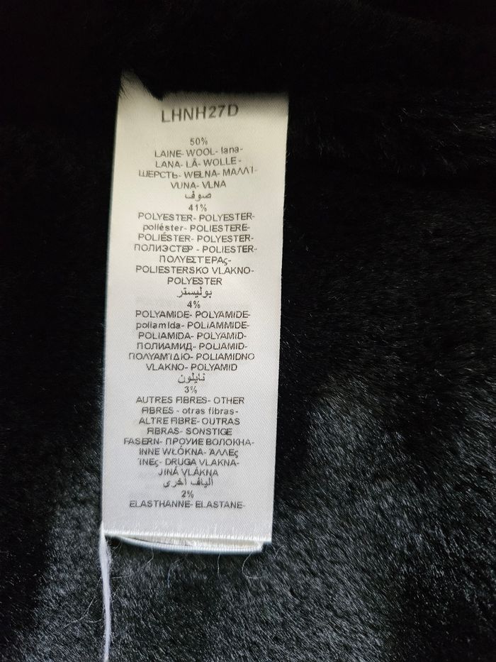 Manteau Nafnaf chic et chaud avec capuche en laine - photo numéro 4