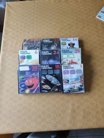 Lot de 9 jeux Videopac