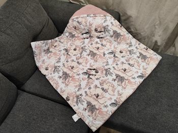 Nid d'ange rose poudré et liberty TOTSY BABY