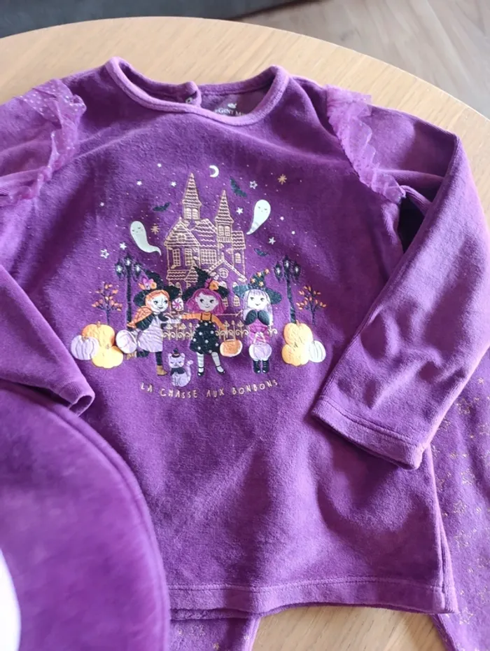 Pyjama et chapeau Sergent Major 6 ans velours - photo numéro 3