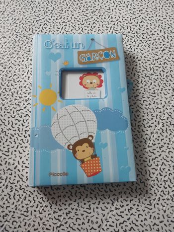 Livre souvenir bébé “C’est un garçon” Piccolia 💙