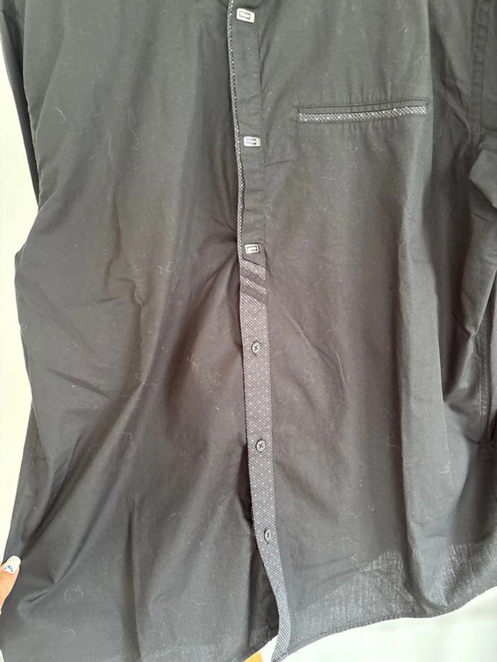 Chemise noire 100% coton Armand Thierry taille XL - photo numéro 5