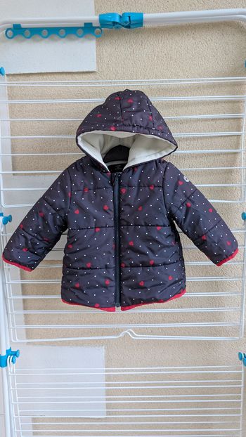 Doudoune doublée polaire 12 mois