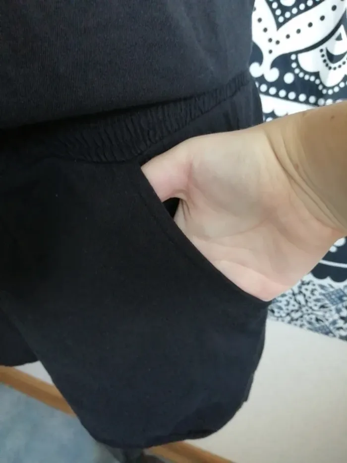 Combishort noir dos nu avec poches et liens à nouer à la kuque et à la taille / esmara / (40-42) - photo numéro 5