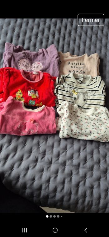 Lot pyjamas  bébé