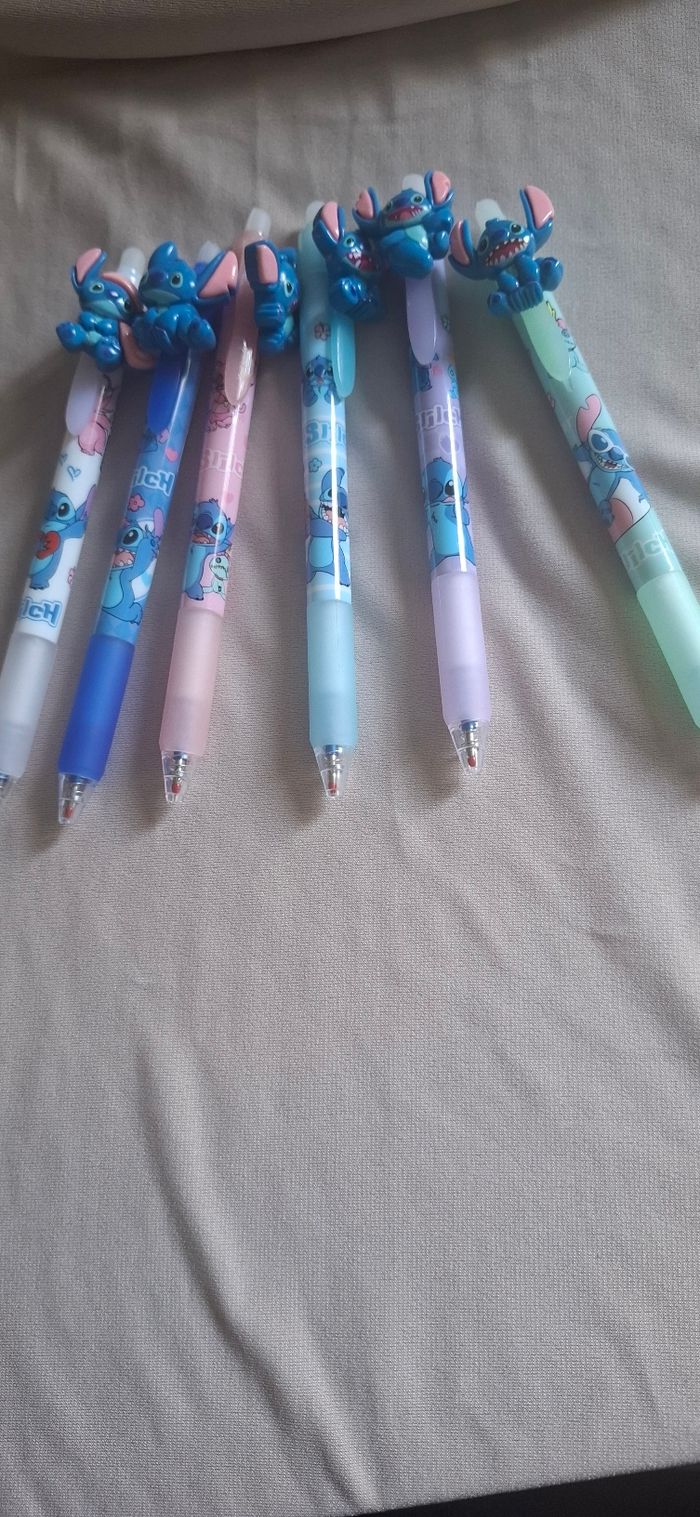Lot stylos stitch - photo numéro 2