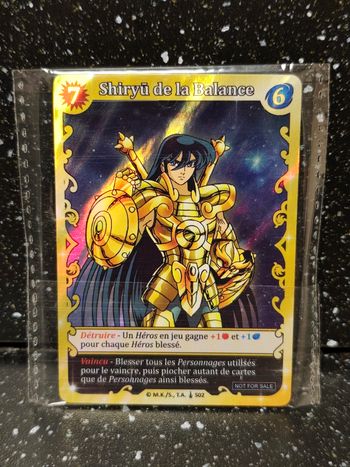 Lot 3 cartes promo Saint Seiya les chevaliers du zodiaque deck building