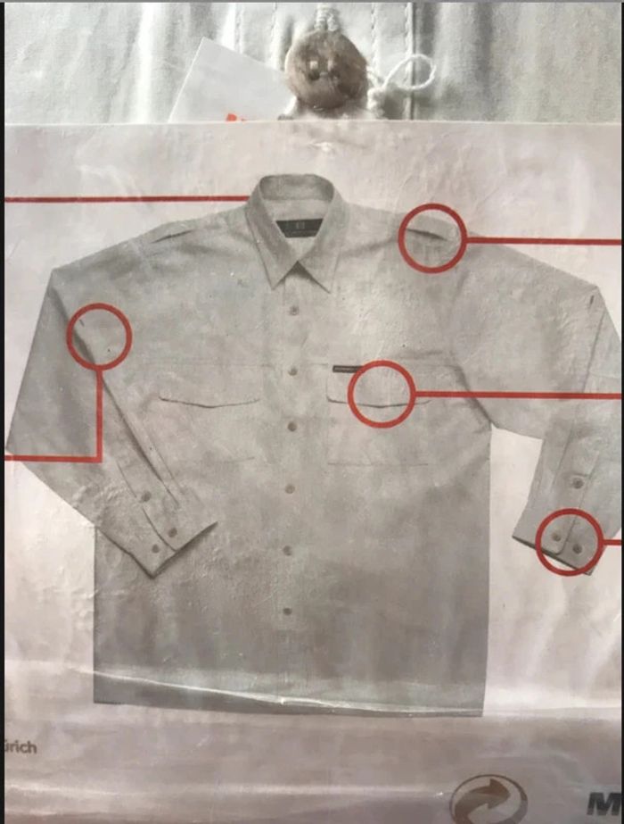 NEUF👔Superbe chemise Authentic Wear XL Migros Suisse - photo numéro 4
