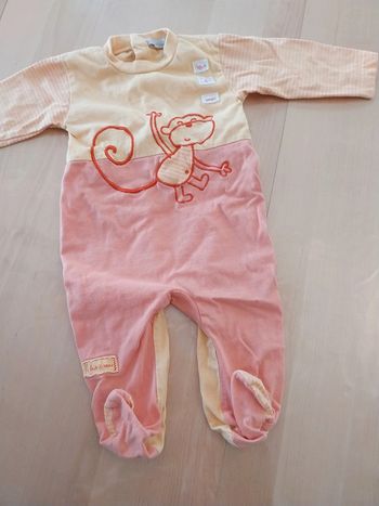 Pyjama bébé  dors bien fin 6 mois 🐵singe  orange